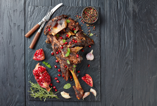 Slow Roasted Shoulder of Lamb